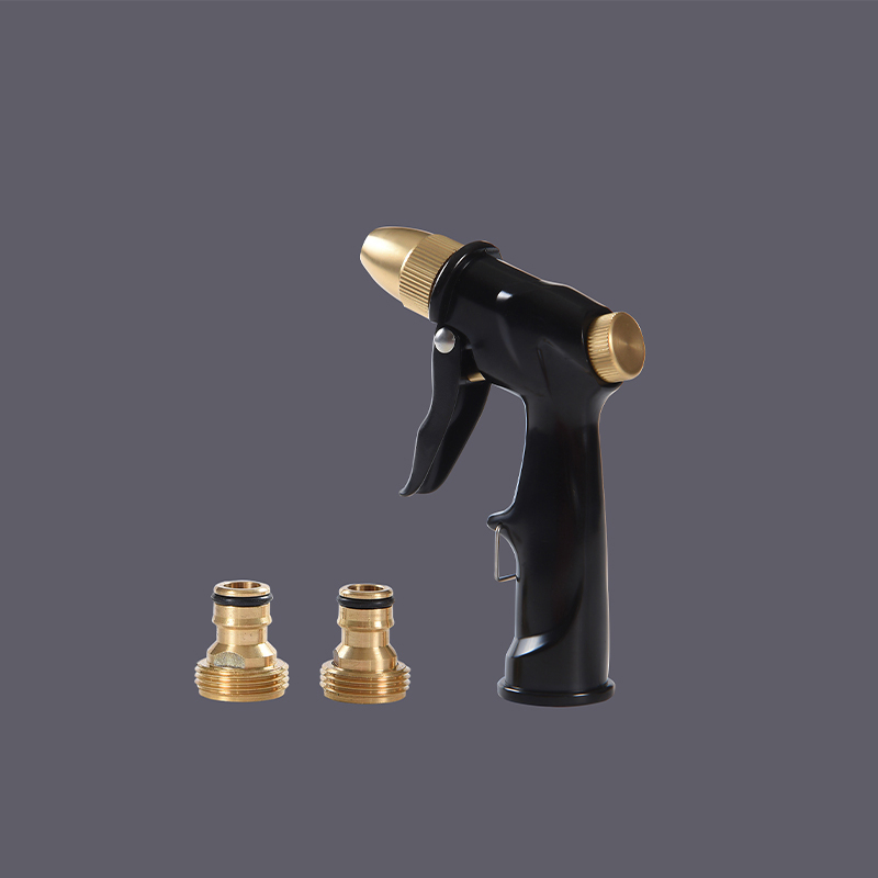 Nozel Selang Taman Pegangan Pistol Logam yang Dapat Disesuaikan